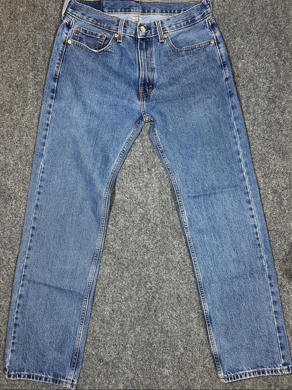 Levi’s 505 Men's Blue Denim Jeans Zipper Front Size 32x32